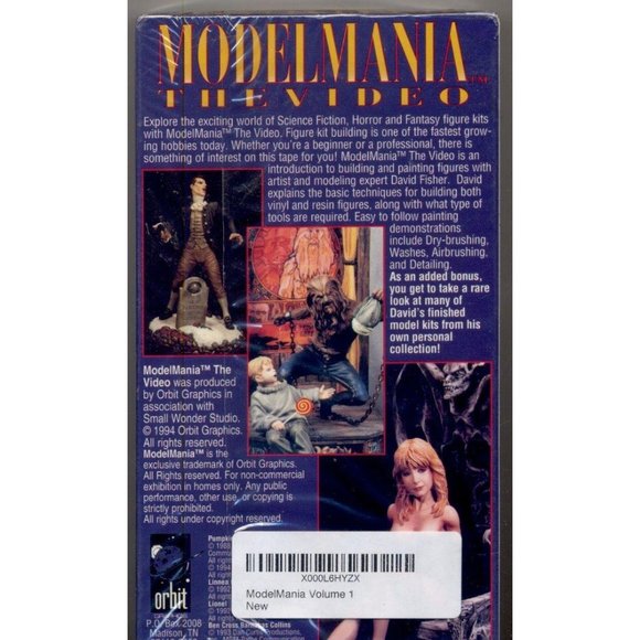 MODEL MANIA VOLUME ONE VHS An Intro Build/Paint! - Picture 2 of 2